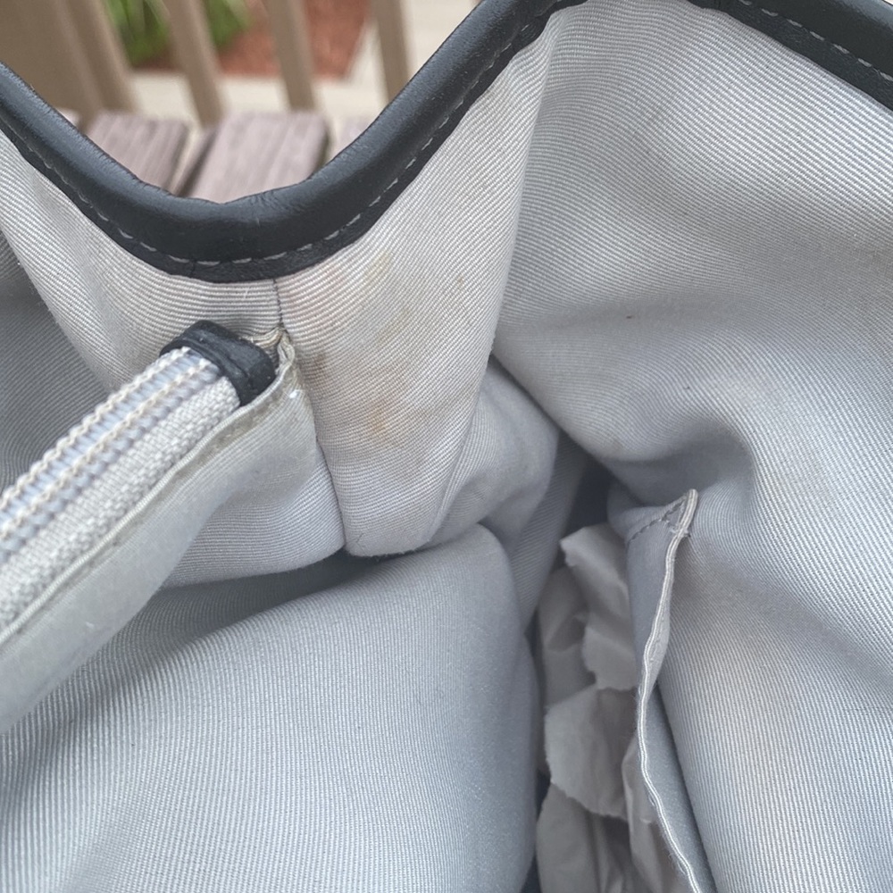 Coach 21938 Signature "C" Perforated Leather Handbag. - Picture 14 of 17